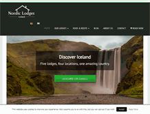 Tablet Screenshot of nordiclodges.com